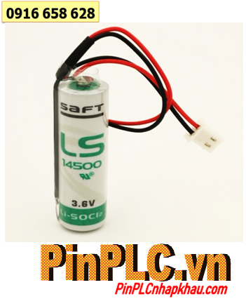 Saft LS14500 (Zắc trắng); Pin PLC Saft LS14500 lithium 3.6v AA 2600mAh chính hãng _Xuất xứ Pháp